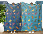 Retro Paintball Blanket – Cozy Throw for Sports Lovers
