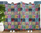 Vintage Fencing Lover Blanket – Cozy Sports Throw for Fencers