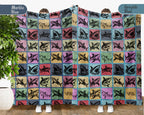 Vintage Shark Blanket – Cozy Ocean Lover Throw Gift