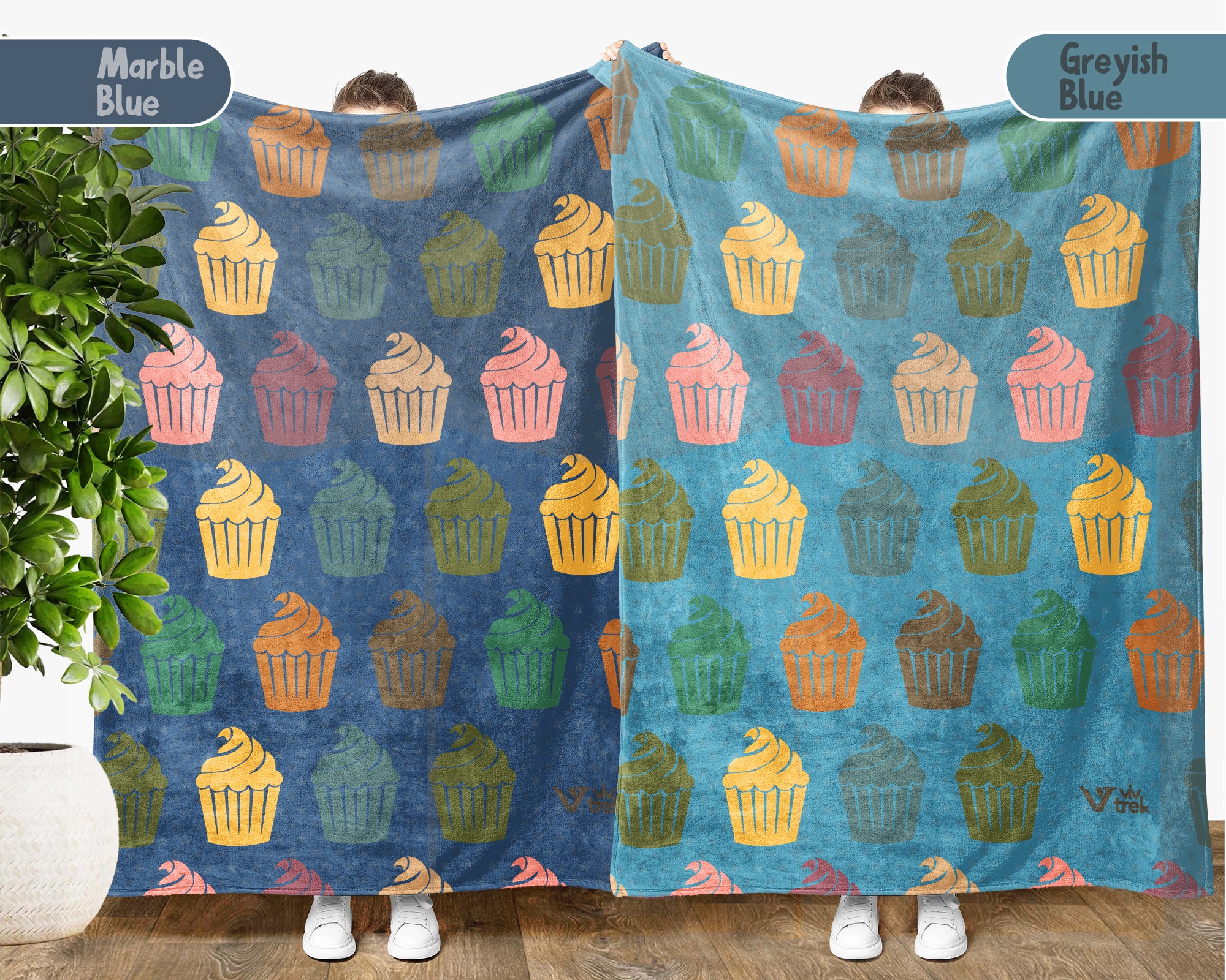 Retro Baking Lover Blanket Cozy Kitchen Throw for Bakers Soft Cake Bread Maker Blanket Unique Cooking Gift Decor
