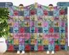 Personalized Duck Lover Blanket – Vintage Farm Animal Wildlife Throw
