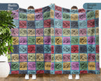 Retro Monster Truck Blanket for Kids, Cozy Truck Throw Gift