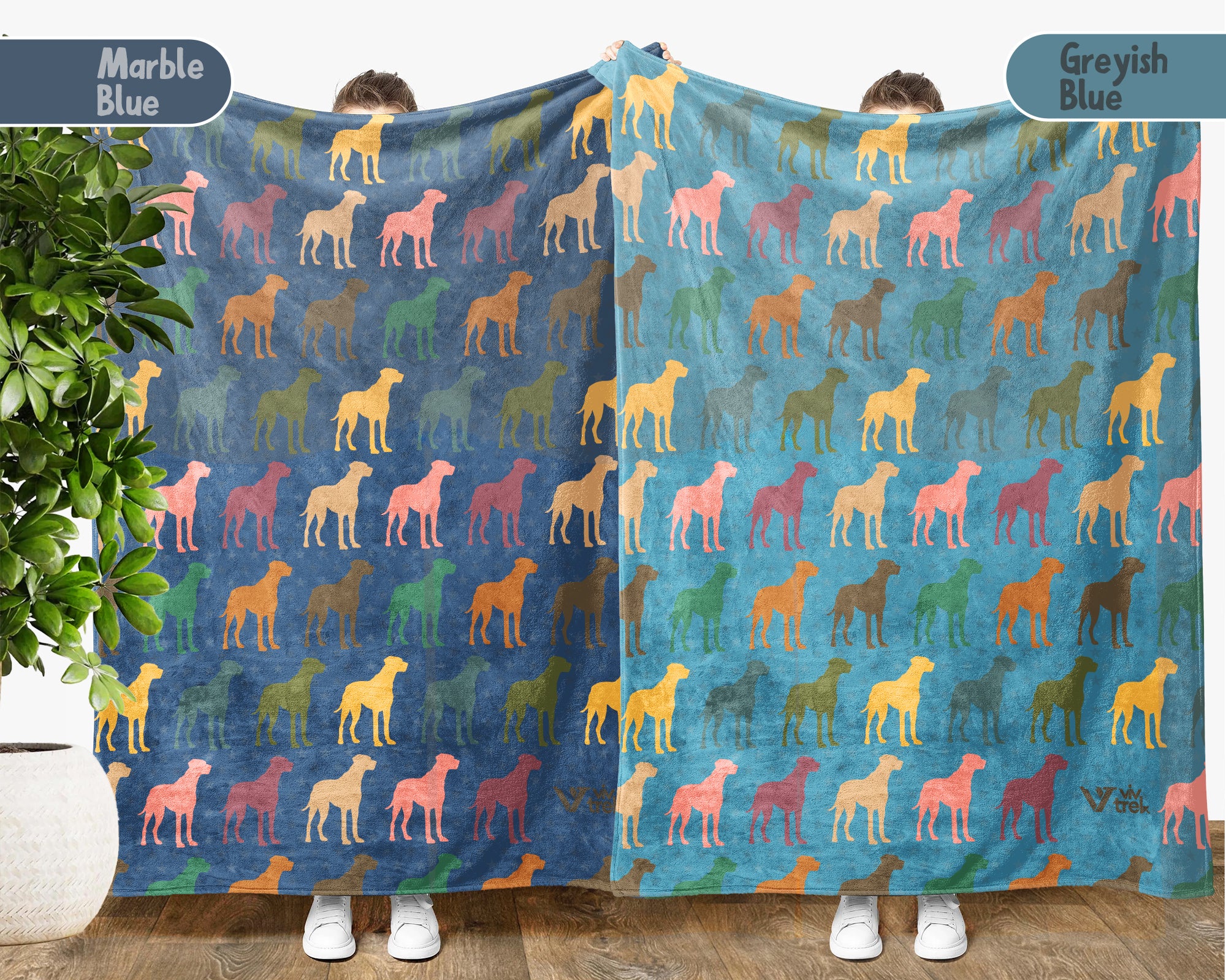 Vintage Great Dane Blanket – Cozy Throw for Dog Lovers