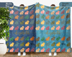 Personalized Guinea Pig Blanket Custom Name Cozy Retro Pet Lover Throw
