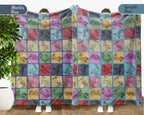 Vintage Pelican Throw Blanket – Cozy Coastal Wildlife Gift for Bird Lovers