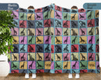 Vintage Giraffe Blanket – Cozy Throw for Animal Lovers