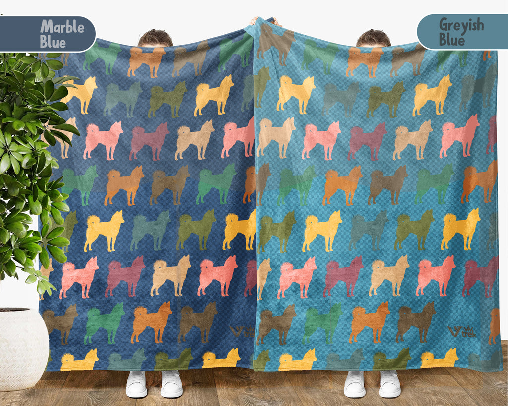Vintage Siberian Husky Throw Blanket – Cozy Dog Lover Gift