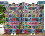 Custom Shetland Sheepdog Throw Blanket | Personalized Sheltie Gift | Mini Collie Cozy Home Decor Accent for Dog Lovers