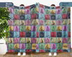 Retro Sailing Boat Blanket for Nautical Decor, Cozy Boating Throw Gift for Sailors and Coastal Home Lovers
