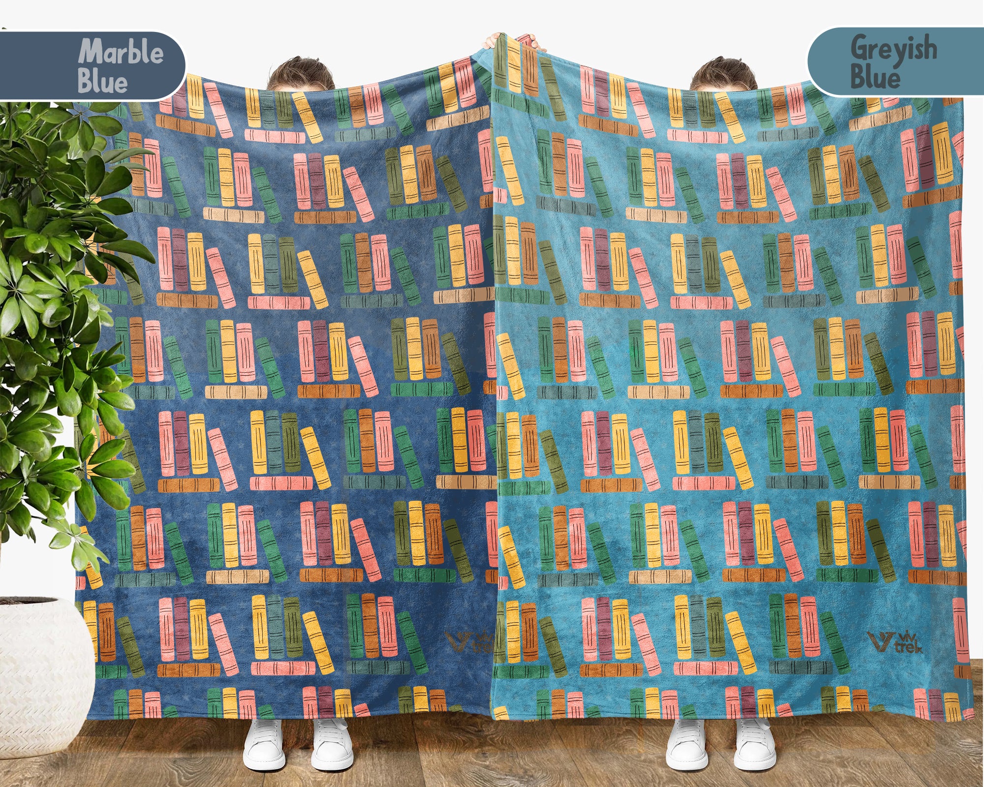 Retro Reading Lover Blanket Cozy Book Throw for Readers Soft Fleece Library Inspired Decor Unique Bookworm Gift