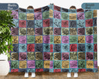 Vintage Beaver Blanket – Cozy Woodland Animal Lover Throw Gift