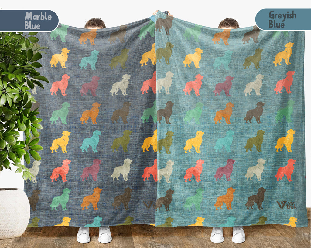 Vintage Golden Retriever Throw – Cozy Dog Lover Blanket