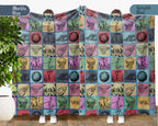 Vintage Basketball Lover Blanket – Cozy Sports Fan Throw Gift