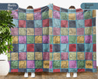 Brachiosaurus Dinosaur Blanket – Cozy Retro Dino Gift Throw
