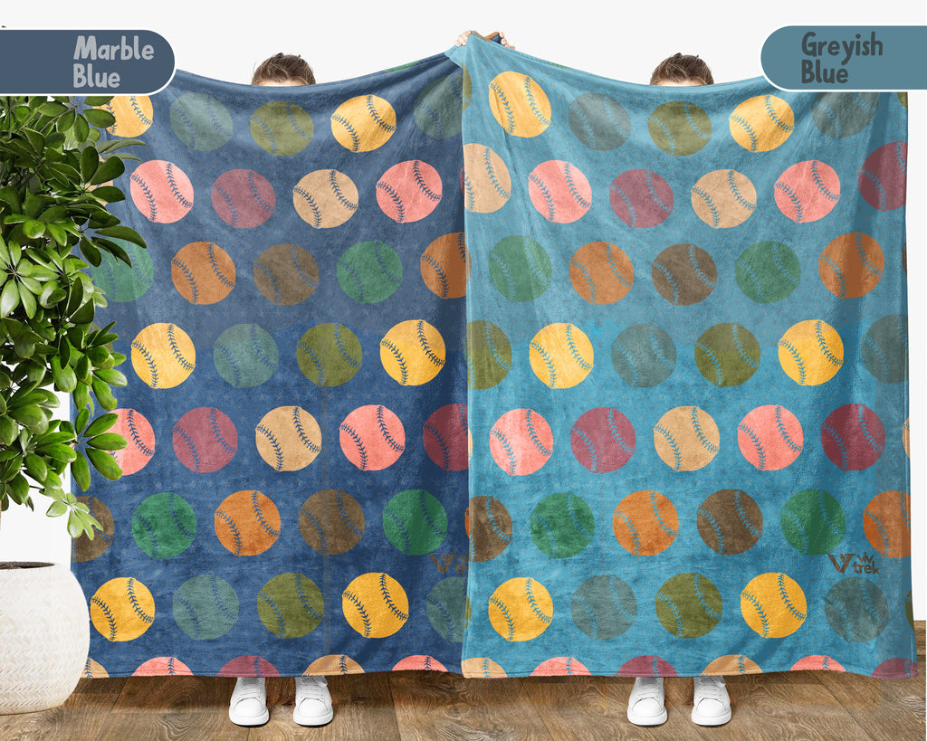 Cozy Baseball Throw Blanket – Sports Gift for Fans of All Ages
