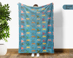 Retro Birdwatcher Blanket for Bird Lovers and Nature Enthusiasts