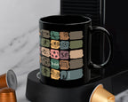 Retro Custom Soccer Mug, Personalized Name Football Coffee Cup, Unique Soccer Lover Gift, Cozy Sports Fan Drinkware, Player Gift Mug