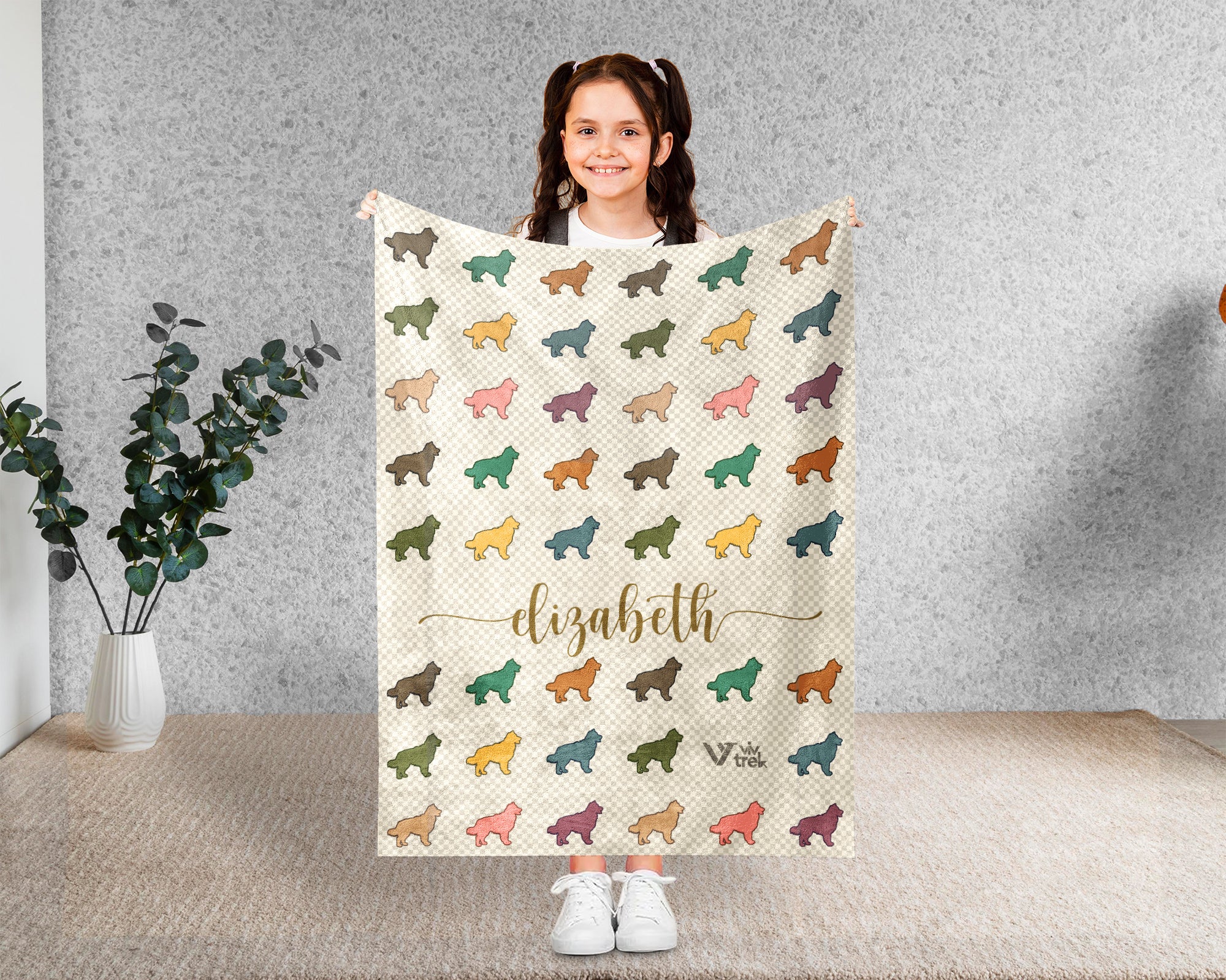 Personalized Australian Shepherd Throw Blanket | Custom Name Blue Red Merle Dog Gift | Cozy Aussie Breed Home Accent Decor