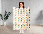 Retro Eagle Throw Blanket – Cozy Wildlife Lover Gift