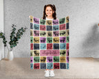 Personalized Bison Blanket Custom Name Rustic Buffalo Throw Cozy Wildlife Decor Western Inspired Gift Unique Nature Home Accent