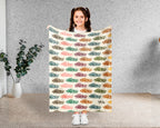 Retro Classic Car Throw Cozy Automotive Blanket Soft Garage Decor Unique Mechanic Gift for Vehicle Enthusiasts