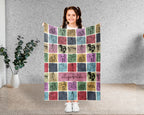 Personalized Boxing Blanket Cozy Custom Name Throw Soft Sports Decor Unique Boxing Lover Gift for Fans and Athletes