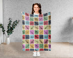 Vintage Trumpet Lover Blanket – Cozy Musician Throw Gift