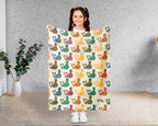 Flute Music Blanket – Cozy Gift for Flutists & Music Lovers