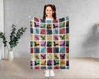 Vintage Eagle Blanket – Cozy Retro Bird Lover Throw Gift