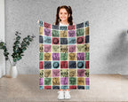 Vintage Basketball Lover Blanket – Cozy Sports Fan Throw Gift