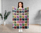 Personalized Name Honey Badger Blanket – Cozy Vintage Wildlife Throw