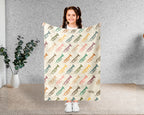 Retro Trumpet Lover Blanket – Cozy Throw for Musicians