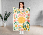 Floral Bowling Blanket – Cozy Bowler Gift Throw