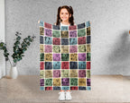 Retro Great Dane Blanket – Cozy Dog Lover Throw Gift