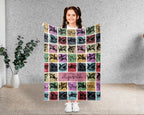 Personalized Shark Blanket – Custom Name Ocean Throw for Shark Lovers