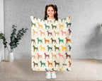 Vintage Dobermann Blanket – Cozy Dog Lover Throw Gift