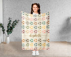 Custom Name Soccer Throw Blanket – Cozy Gift for Young Soccer Fans