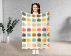 Retro Pumpkin Lover Blanket for Rustic Autumn Decor, Cozy Harvest Throw Gift with Farmhouse Seasonal Style