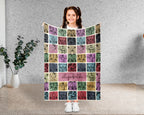 Personalized Bodybuilding Blanket Custom Name Fitness Throw, Cozy Gym Lover Gift, Sporty Home Decor for Men and Women