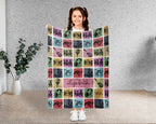 Custom Name DJ Blanket – Personalized Music Lover Throw Gift