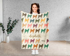 Custom Name Husky Dog Blanket – Personalized Cozy Throw for Pet Lovers
