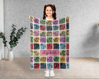 Personalized Horse Racing Blanket Cozy Custom Name Throw Soft Equestrian Decor Unique Racing Fan Gift for Home