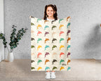 Retro Dolphin Blanket Gift for Ocean Lovers, Cozy Sea Life Cover, Coastal Accent for Beach House and Marine Theme Living Spaces