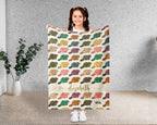 Personalized Beaver Throw – Cozy Custom Name Animal Blanket