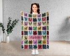 Custom Name Chicken Blanket – Personalized Farm Animal Throw