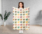 Retro Shark Blanket – Cozy Ocean Throw for Shark Lovers