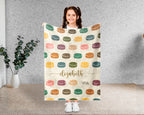 Custom Name Hockey Blanket – Personalized Cozy Throw for Sports Fans