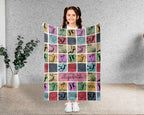 Personalized Handball Blanket Custom Name Sport Throw Cozy Athletic Decor Unique Gift for Player Fan Team Spirit Home Accent
