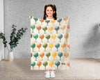 Retro Golf Lover Blanket Cozy Sports Throw for Players Soft Graphic Decor Unique Golfer Gift for Home