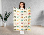 Retro Tiger Blanket Gift for Animal Lovers, Cozy Wildlife Throw, Jungle Inspired Decor Accent for Bedroom and Living Spaces